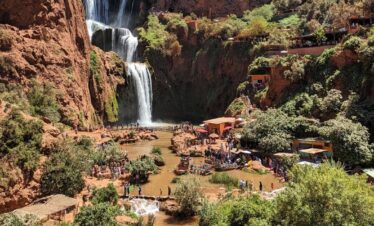 day trip from marrakech to ouzoud waterfalls morocco​