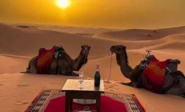 Luxury camp in Merzouga during 4 Days Morocco desert tour