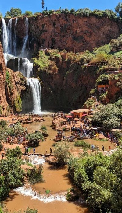 day trip from marrakech to ouzoud waterfalls morocco​
