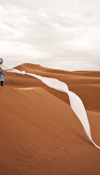Starry night sky at desert camp on 6 days tour from Marrakech
