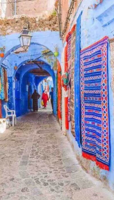 4 days tour from Tangier to Marrakech featuring Chefchaouen, Fes, Sahara Desert, Todra Gorges and Ait Ben Haddou